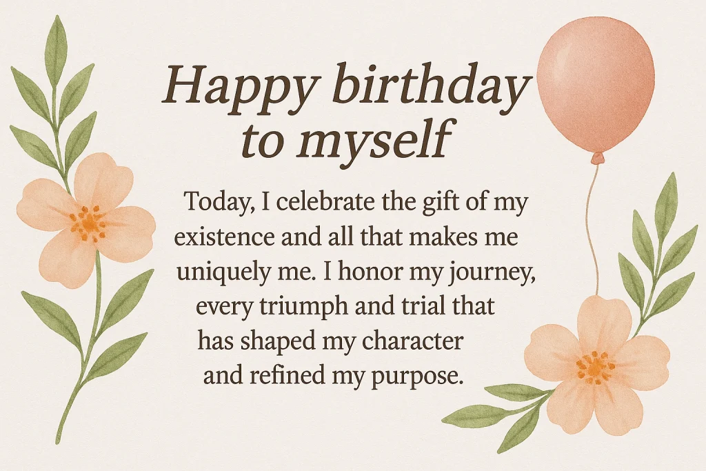 Touching Birthday Prayer For Myself