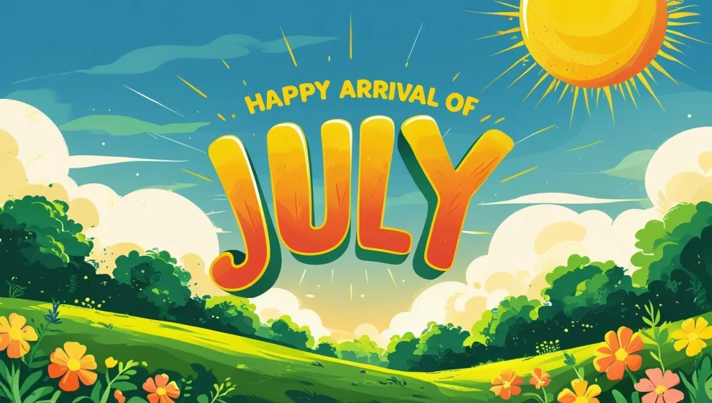 happy new month july 2025